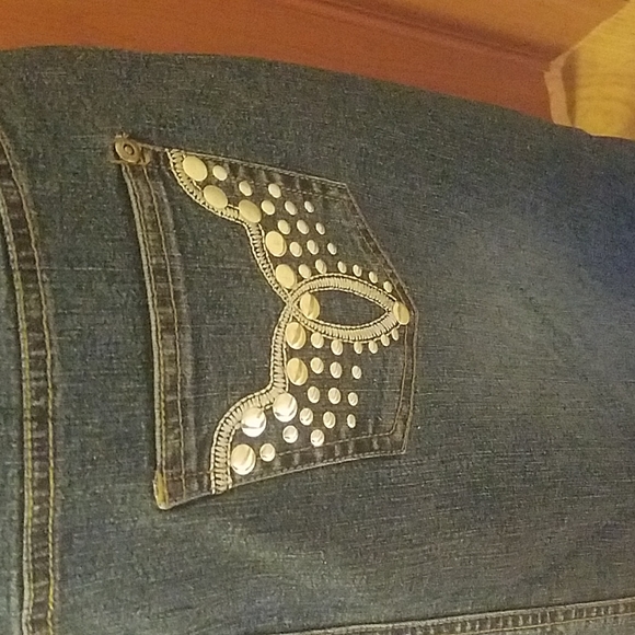 HIP JEANS MAXI BLUE JEAN SKIRT SIZE 11 - Picture 6 of 8